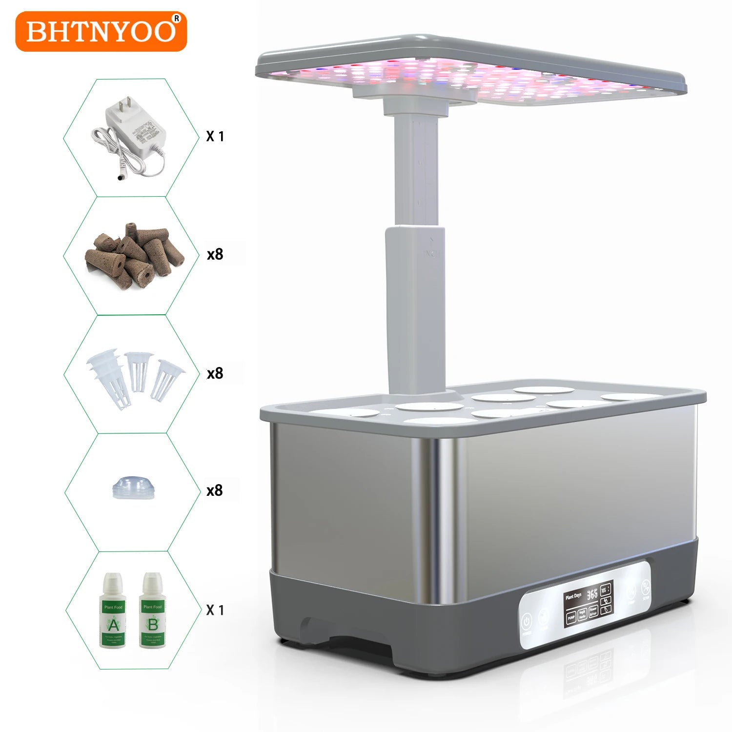 BHTNYOO-WiFi&APP Indoor Herbs Planter