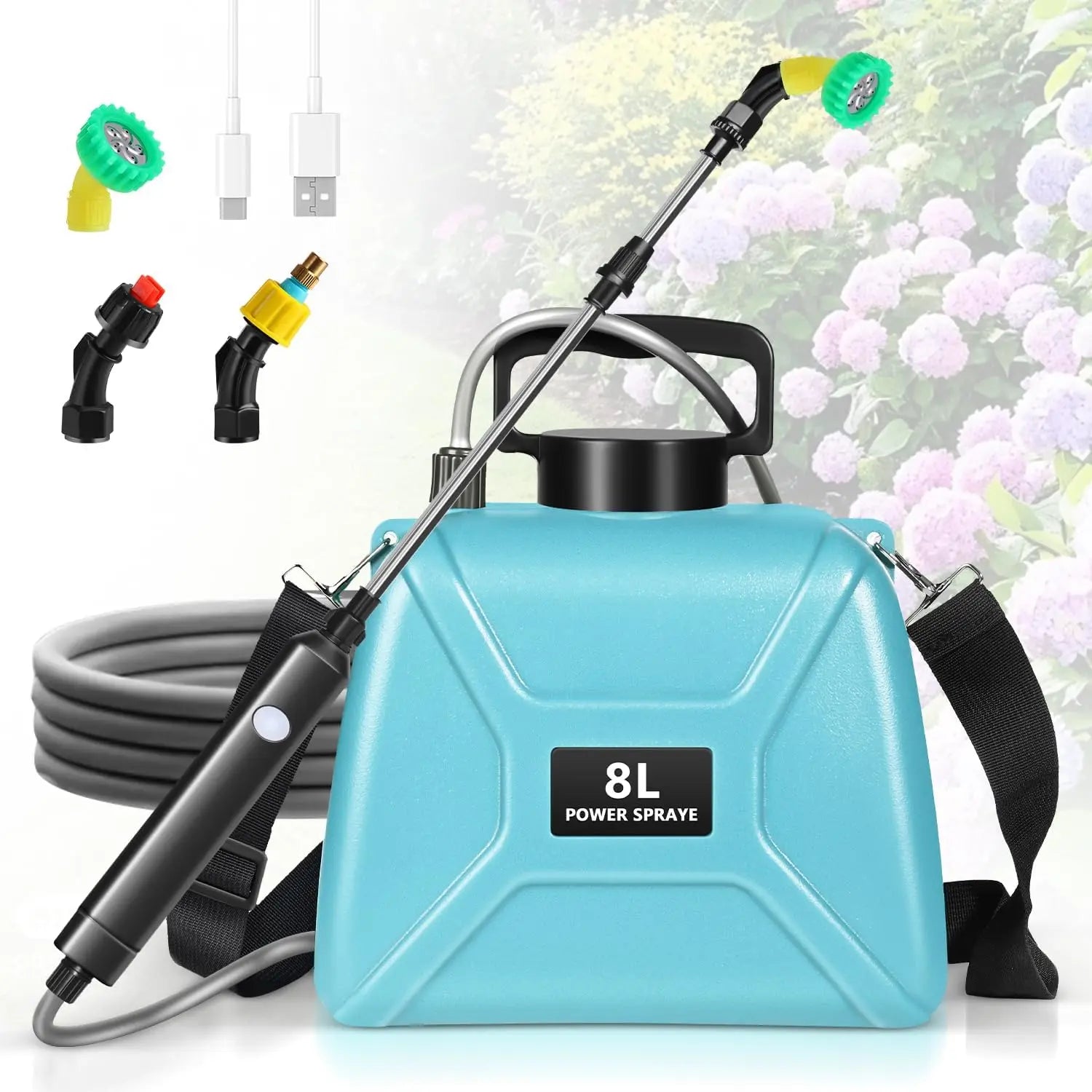 Shoulder Style Electric Sprayer 8L Watering Can