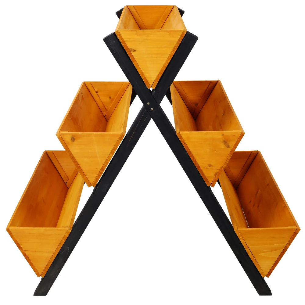 3 Tiers Wooden Vertical Raised Garden Bed