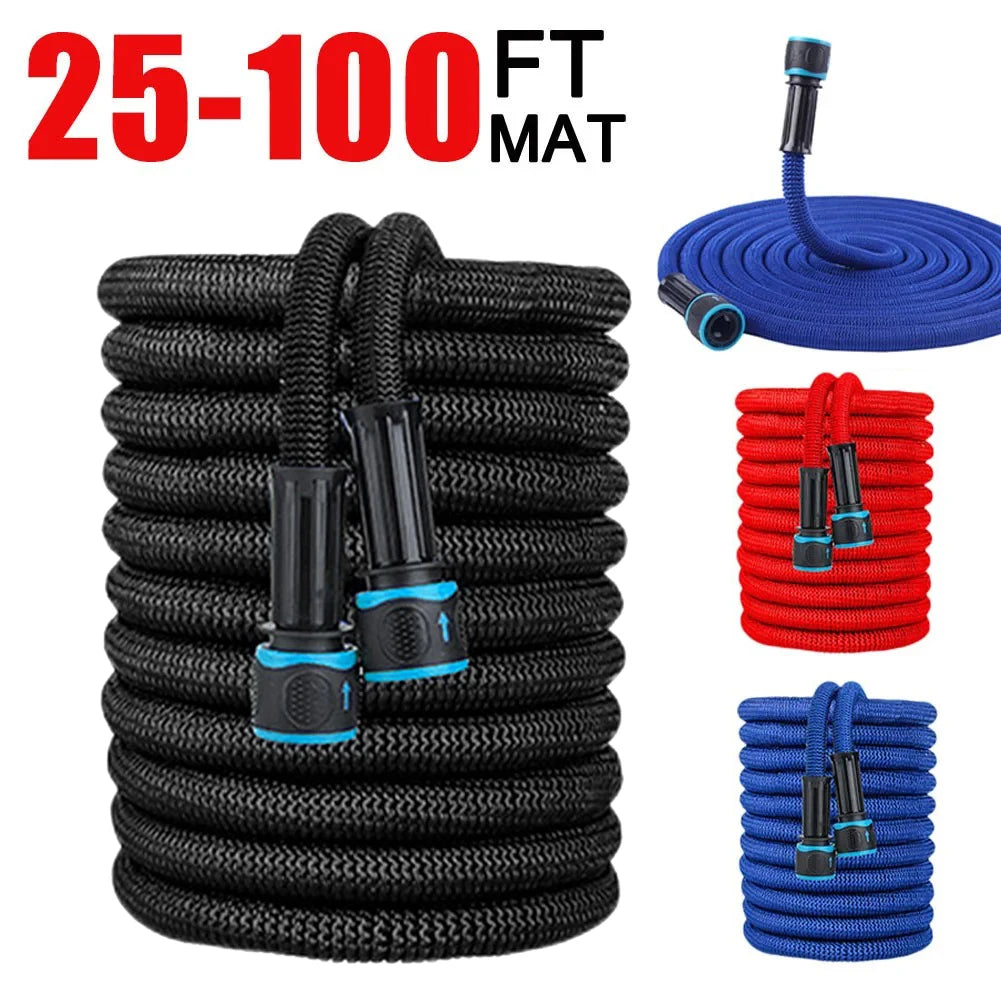 25-100FT Magic Watering Hose Expandable Garden Hose