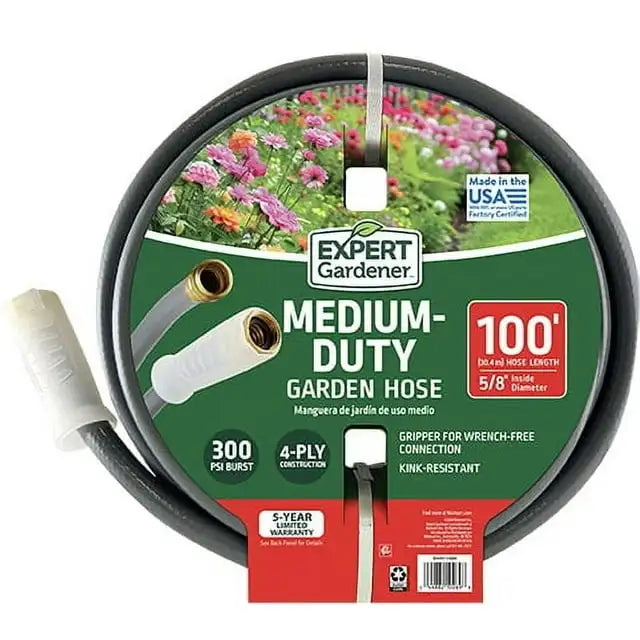 Expert Gardener 5/8" x 100 ft Medium Duty Garden Hose