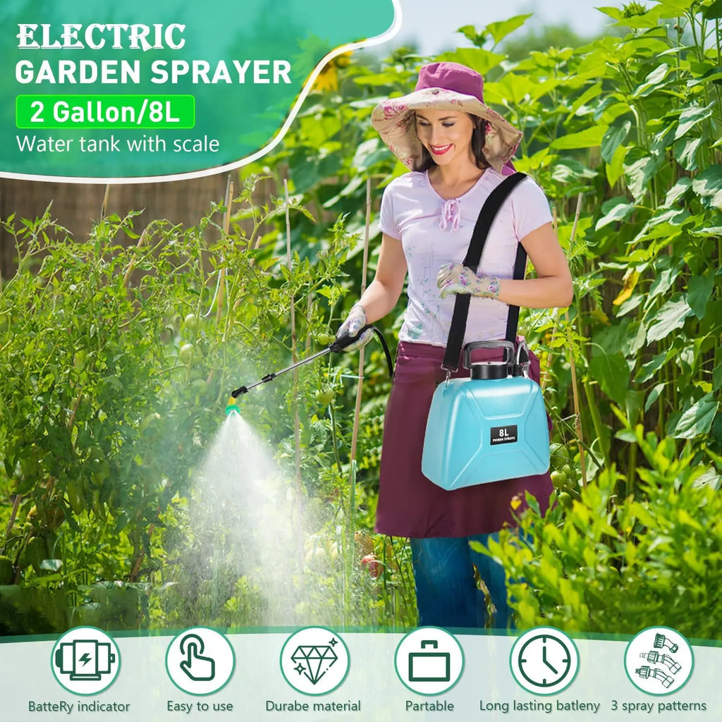 Shoulder Style Electric Sprayer 8L Watering Can