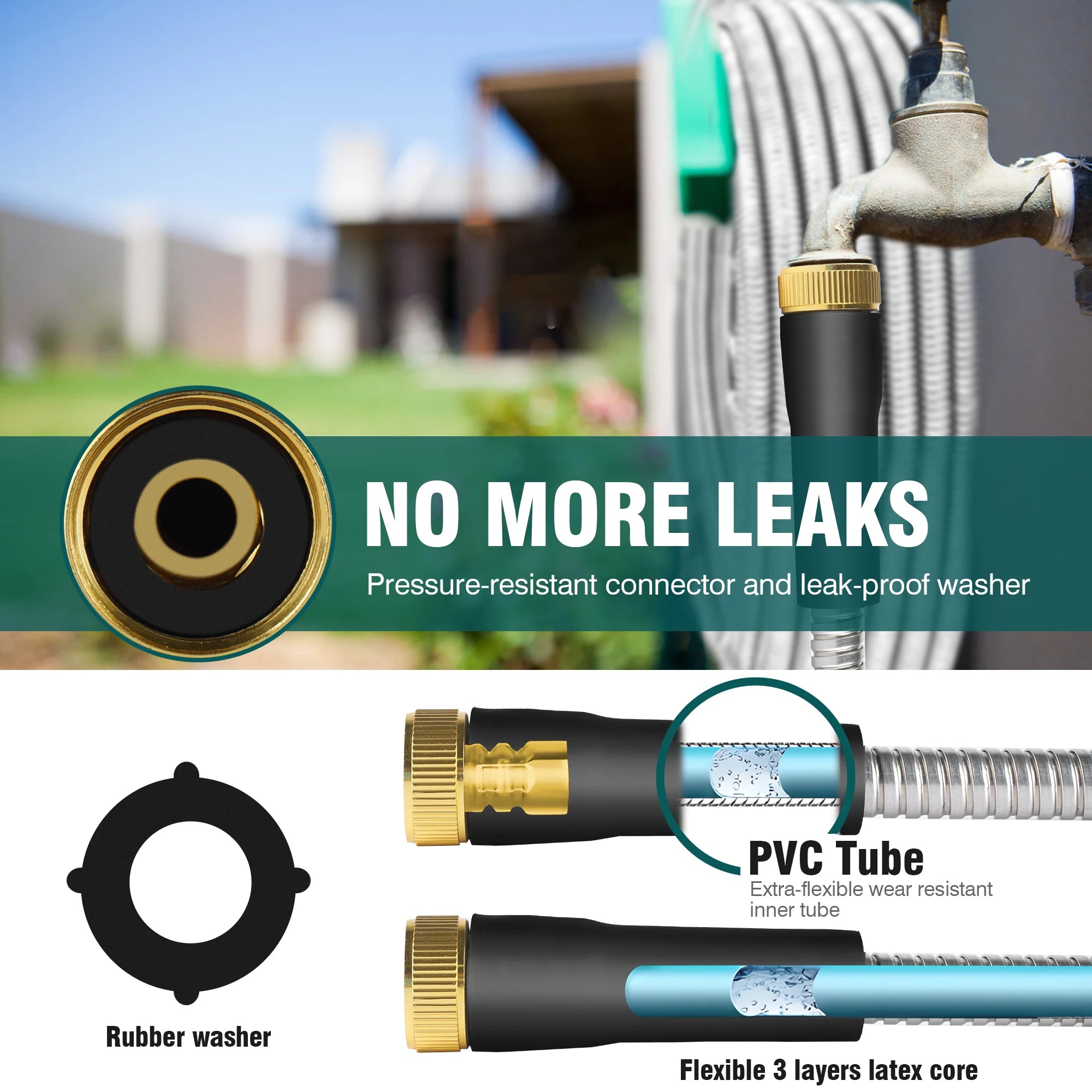 Stainless Steel Garden Water Hose