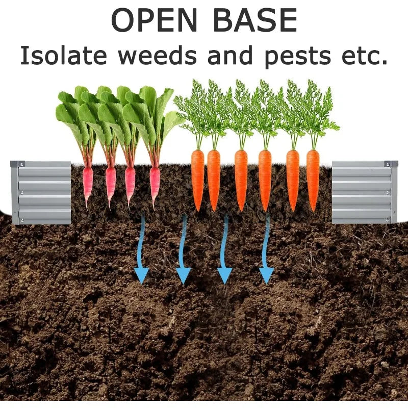 Galvanized Raised Garden Bed